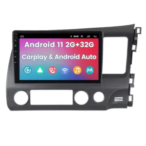 Daiko PRO Car Stereo Wireless Carplay Android Auto For Honda Civic 2005-2012