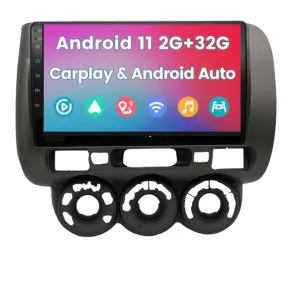 Daiko PRO Car Stereo Wireless Carplay Android Auto For Honda Fit Jazz 2001-2008