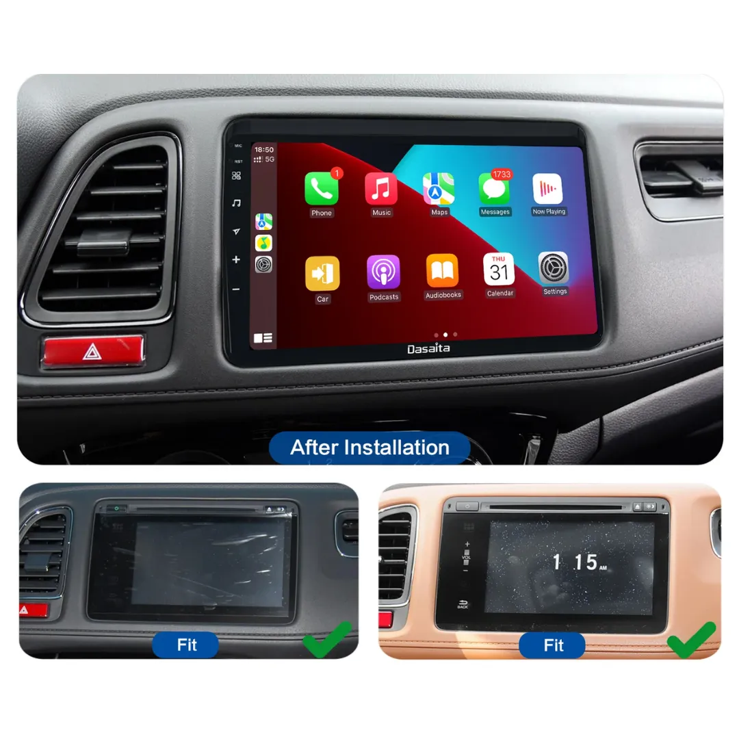 Daiko PRO Car Stereo Wireless Carplay Android Auto For Honda Vezel / HRV 2015 