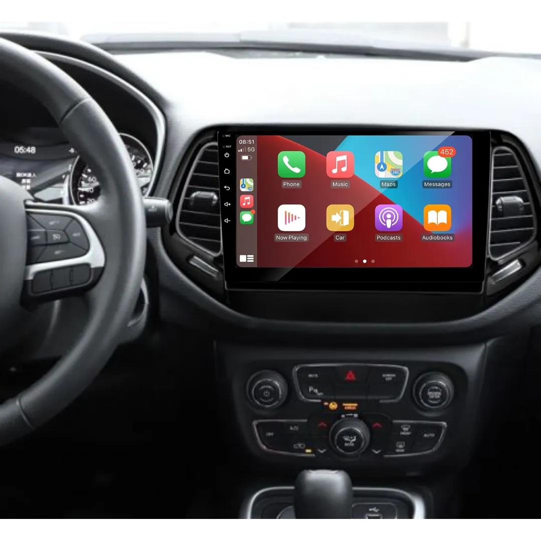 Daiko PRO Car Stereo Wireless Carplay Android Auto For Jeep Compass 2017-2019