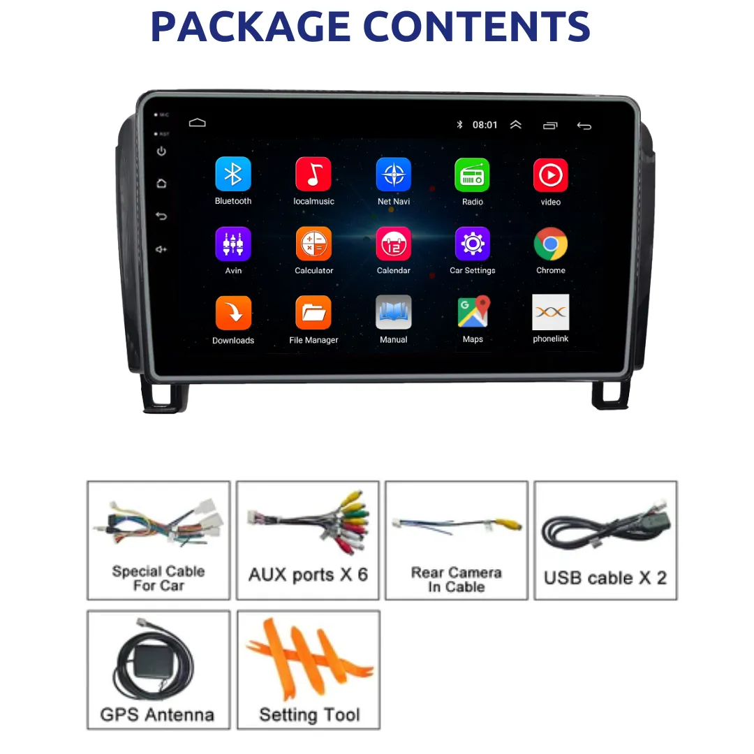 Daiko PRO Car Stereo Wireless Carplay Android Auto For Nissan Serena 2010-16