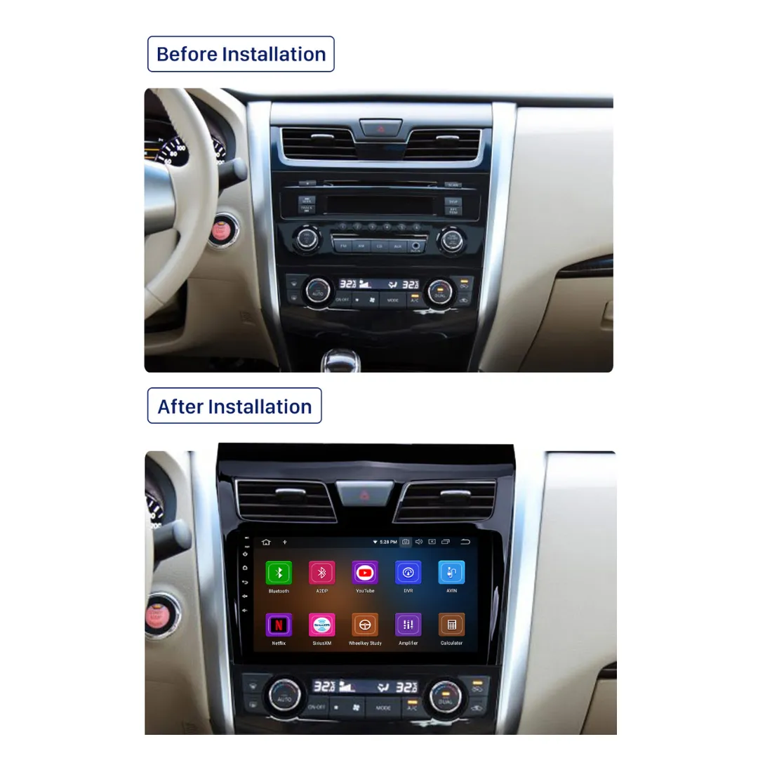 Daiko PRO Car Stereo Wireless Carplay Android Auto For Nissan Teana 2013-2023