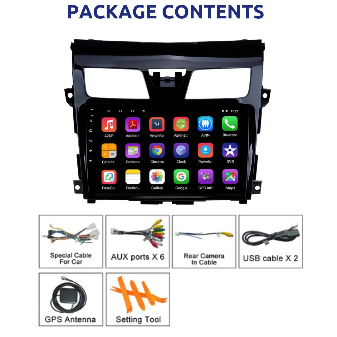 Daiko PRO Car Stereo Wireless Carplay Android Auto For Nissan Teana 2013-2023