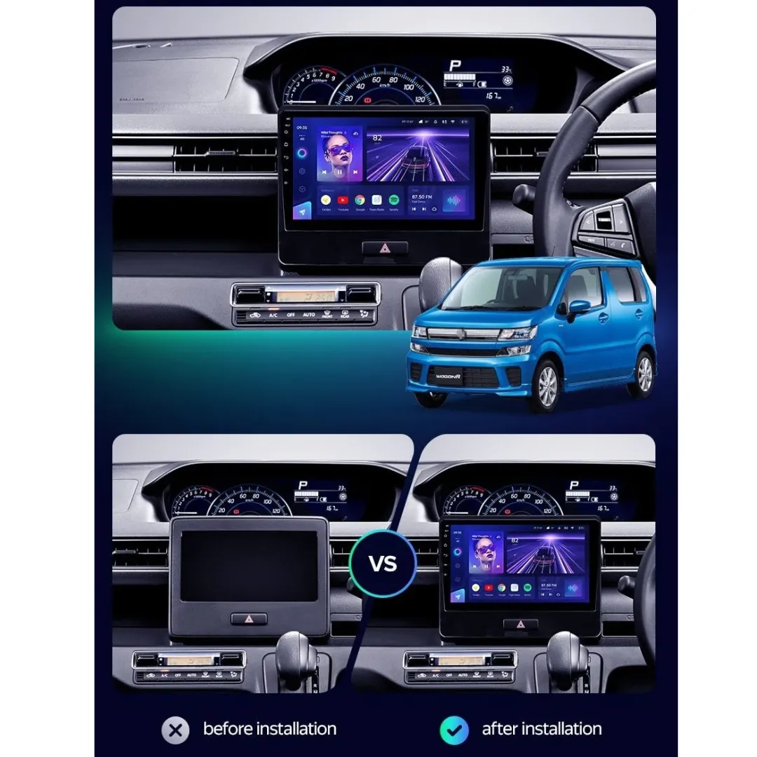 Daiko PRO Car Stereo Wireless Carplay Android Auto For Suzuki Wagon R 2019-2022