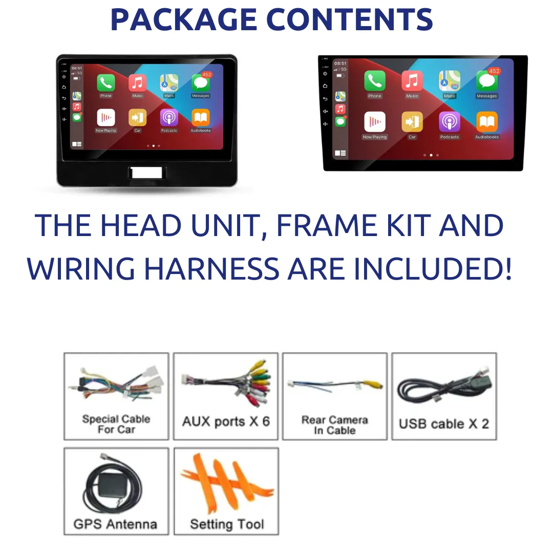 Daiko PRO Car Stereo Wireless Carplay Android Auto For Suzuki Wagon R 2019-2022