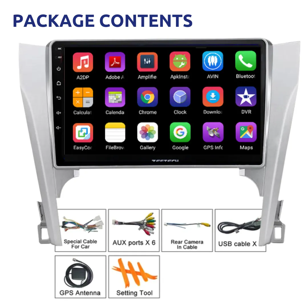 Daiko PRO Car Stereo Wireless Carplay Android Auto For Toyota Camry 2012-2017