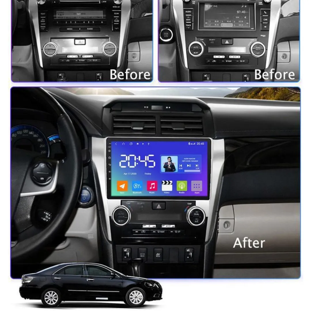 Daiko PRO Car Stereo Wireless Carplay Android Auto For Toyota Camry 2012-2017