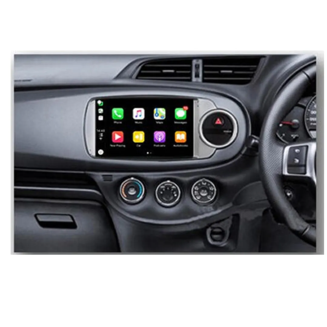Daiko PRO Car Stereo Wireless Carplay Android Auto For Toyota Vitz Yaris 2011-13
