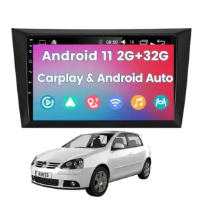 Daiko PRO Car Stereo Wireless Carplay Android Auto For Volkswagen Golf 2009-13