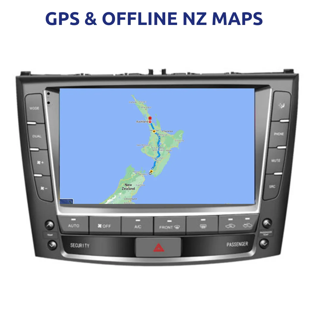 Daiko PRO Multimedia Unit Wireless Carplay Android Auto For Lexus IS250 2005-12