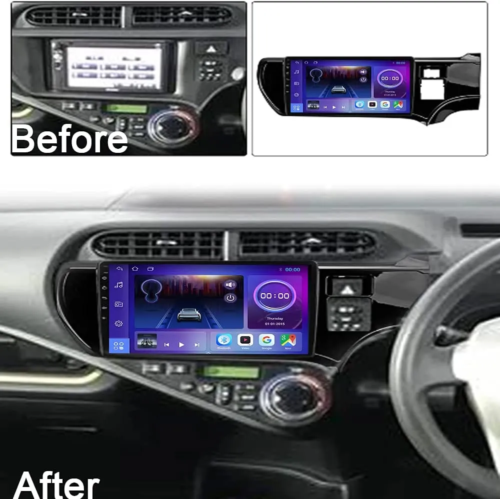 Daiko PRO Multimedia Unit Wireless Carplay Android Auto ForToyota Aqua 2011-2017