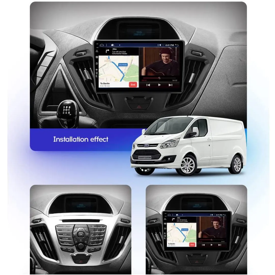 Daiko Ultra Car Stereo Carplay Android Auto For Ford Transit Torneo 2013-2018