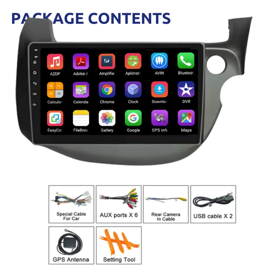 Daiko Ultra Car Stereo Carplay Android Auto For Honda Fit Honda Jazz 2007-2013