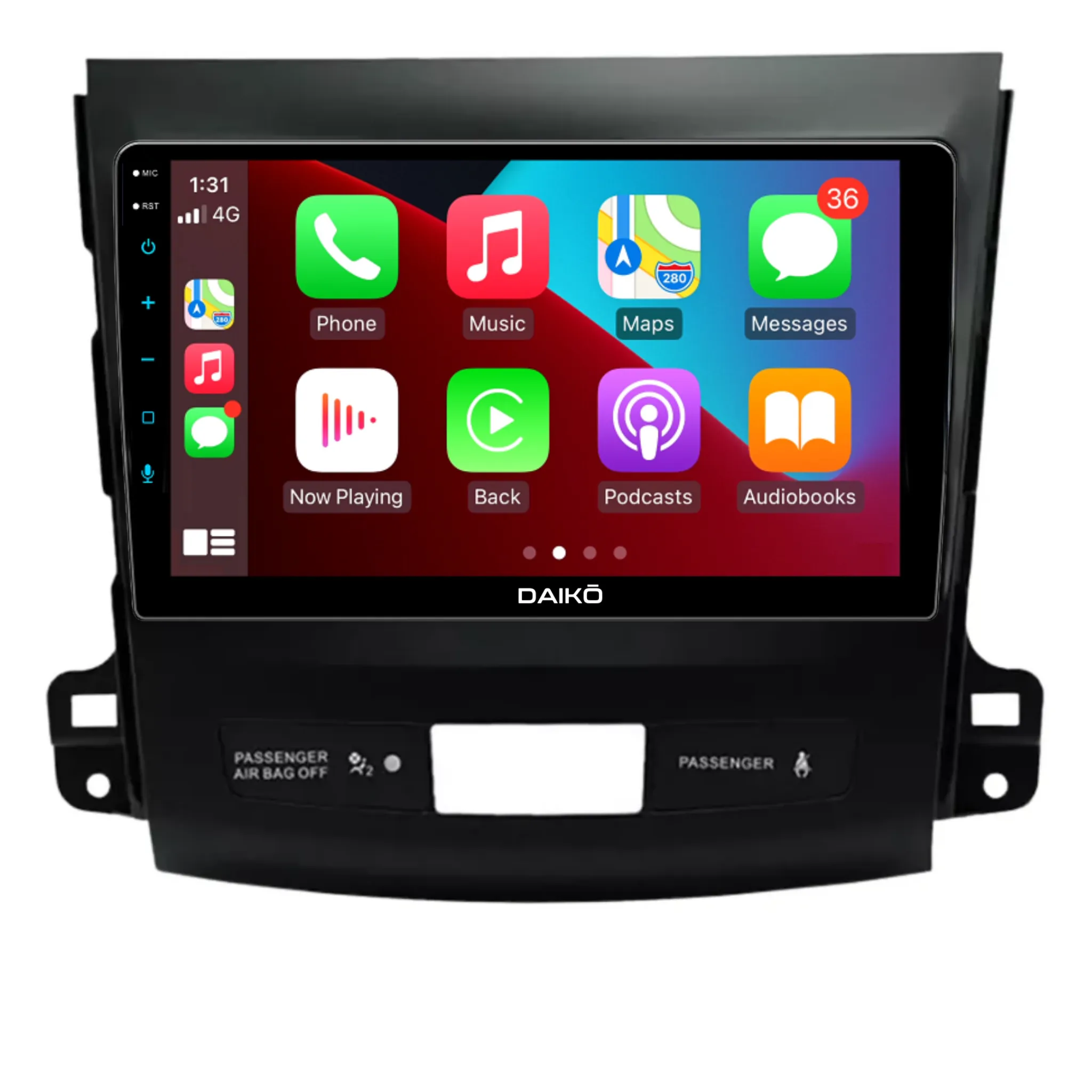 Daiko Ultra Car Stereo Carplay Android Auto For Mitsubishi Outlander 2005-12