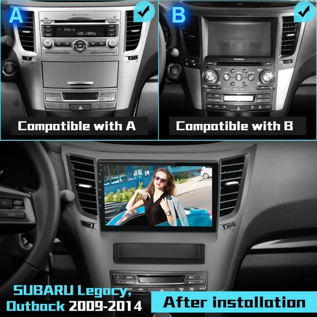Daiko Ultra Car Stereo Carplay Android Auto For Subaru Outback Legacy 2009-2014