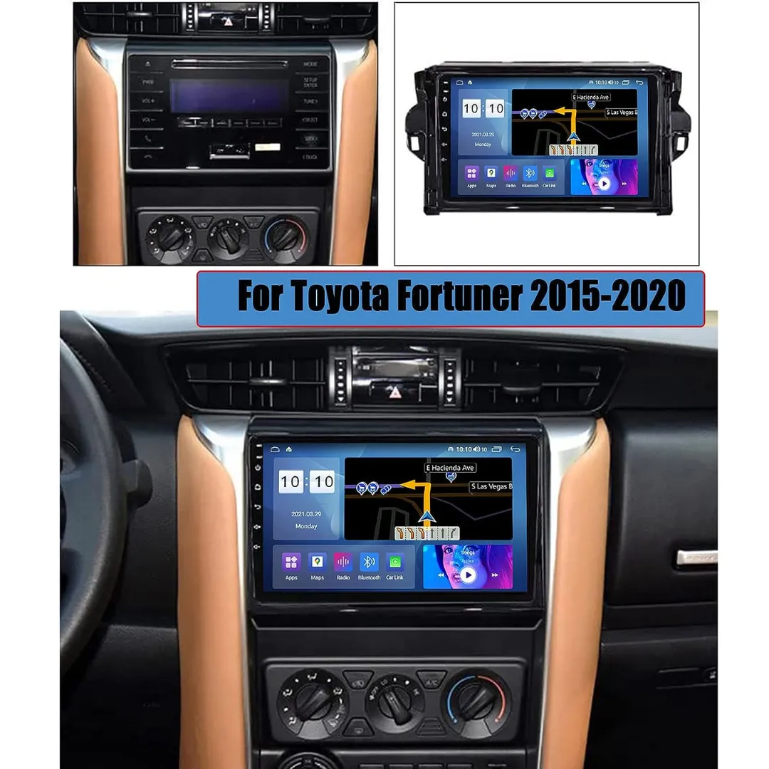 Daiko Ultra Car Stereo Carplay Android Auto For Toyota Fortuner Highlander 15-20