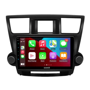 Daiko Ultra Car Stereo Carplay Android Auto For TOYOTA Highlander 2007-2015