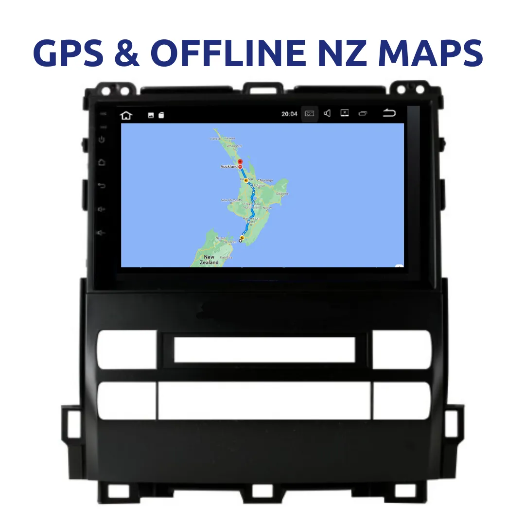 Daiko Ultra Car Stereo Carplay Android Auto For Toyota Land Cruiser Prado 03-09