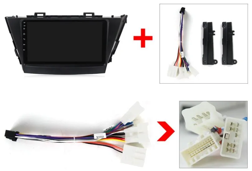 Daiko Ultra Car Stereo Carplay Android Auto For Toyota Prius Alpha Wagon