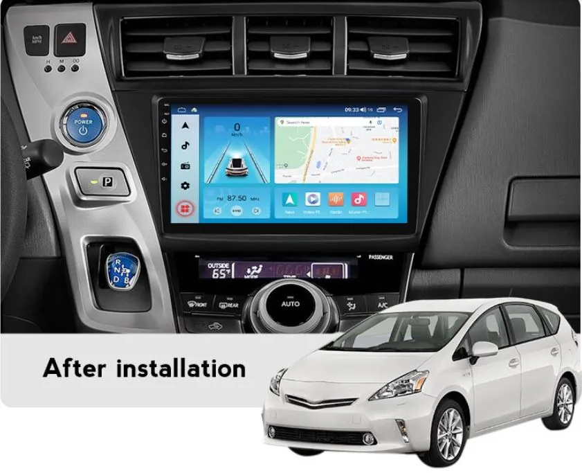 Daiko Ultra Car Stereo Carplay Android Auto For Toyota Prius Alpha Wagon