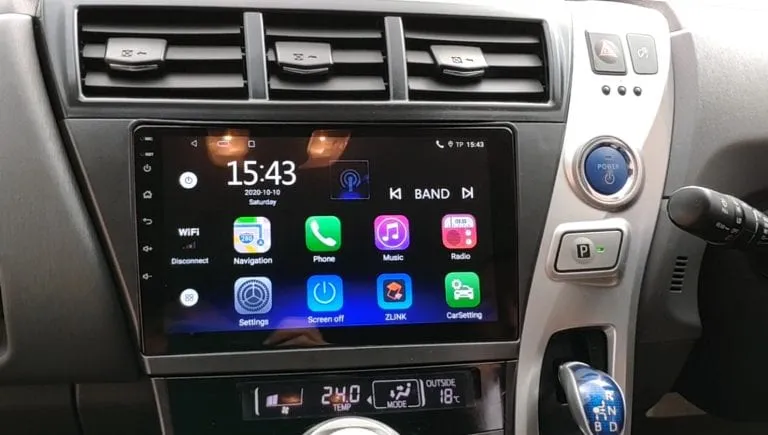 Daiko Ultra Car Stereo Carplay Android Auto For Toyota Prius Alpha Wagon