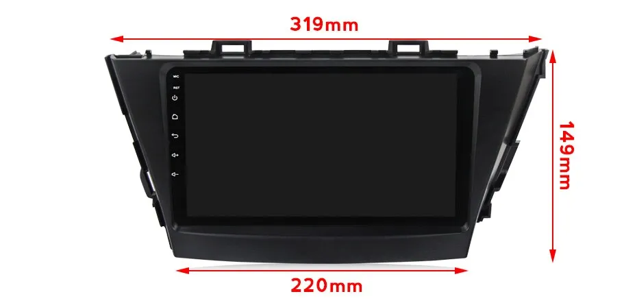 Daiko Ultra Car Stereo Carplay Android Auto For Toyota Prius Alpha Wagon
