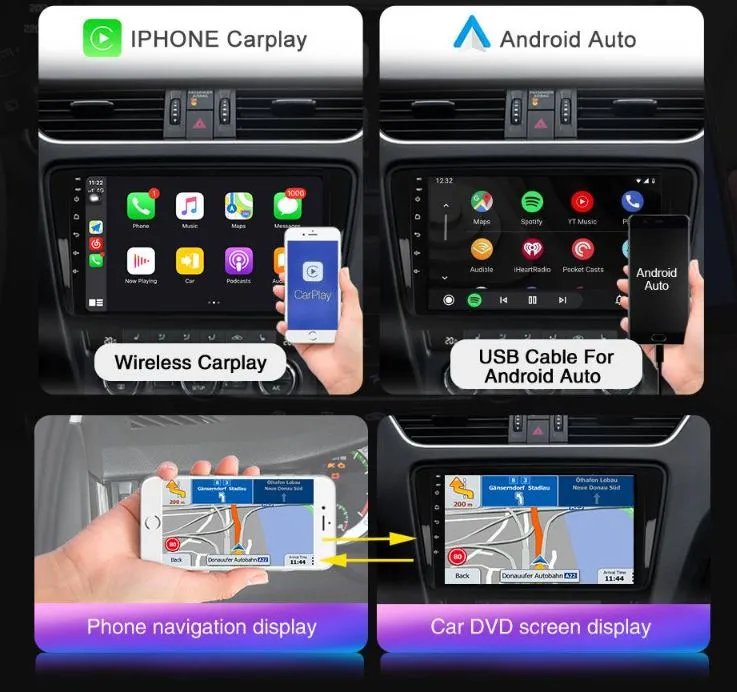 Daiko Ultra Car Stereo Carplay Android Auto For Toyota Prius Alpha Wagon