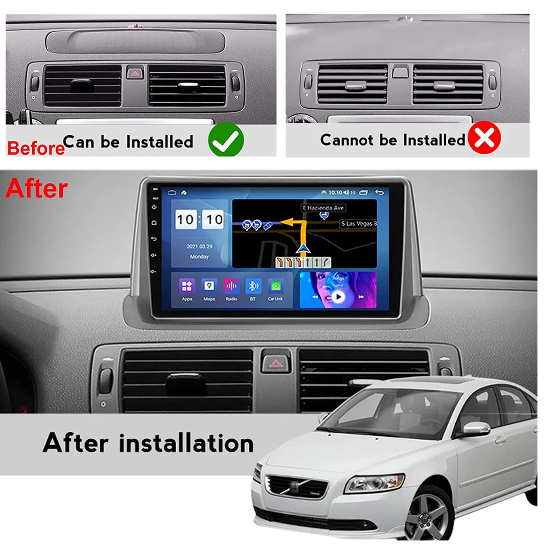 Daiko Ultra Car Stereo Carplay Android Auto For Volvo S40 C30 C70 2004-2012