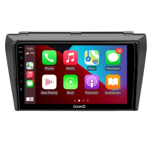 Daiko Ultra Car Stereo Wireless Carplay Android 6GB RAM   126GB Auto For Mazda 3 Axela 2004-2009