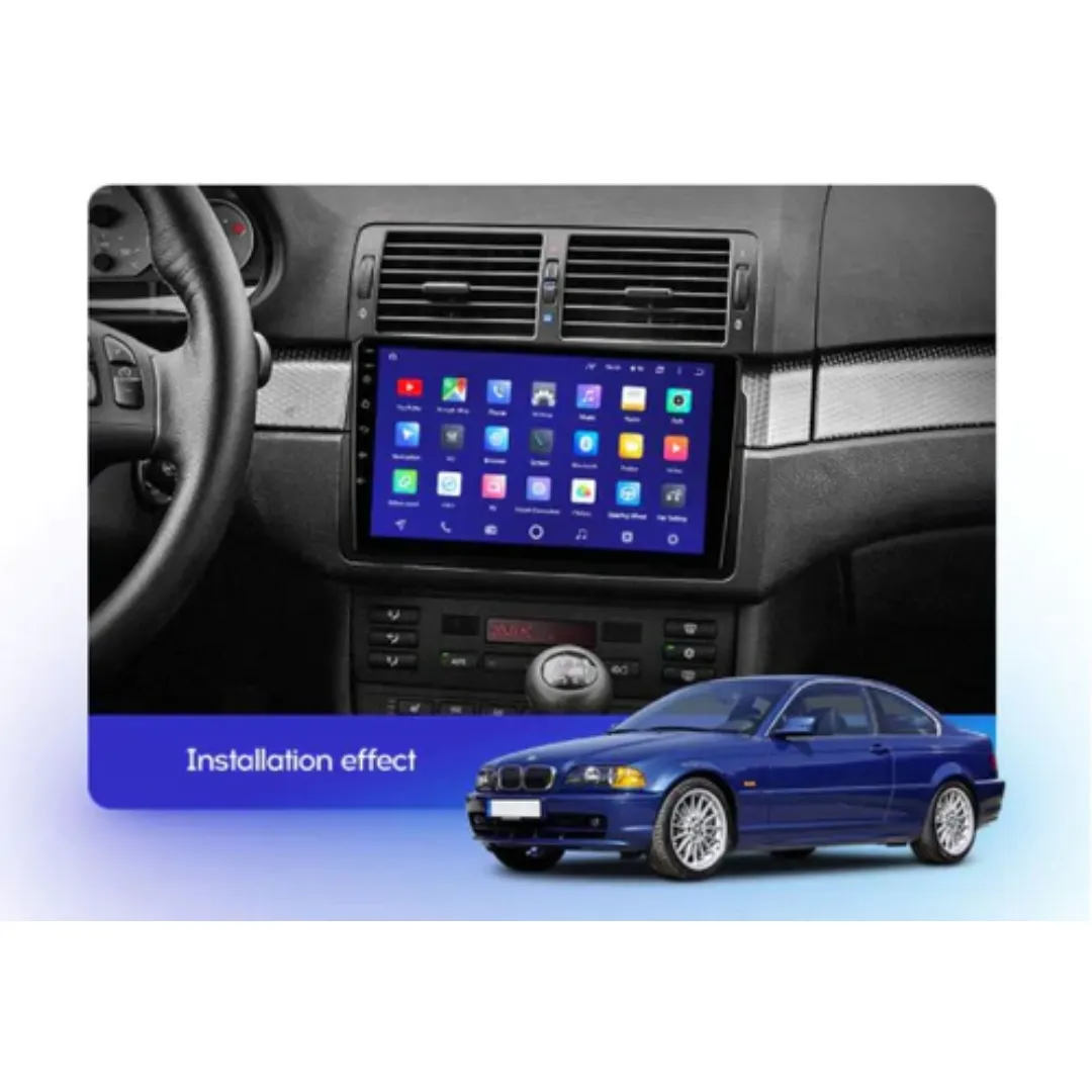 Daiko Ultra Car Stereo Wireless Carplay Android Auto For BMW 3 E46 1998-2006