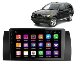 Daiko Ultra Car Stereo Wireless Carplay Android Auto For BMW X5 E53 1999-2006