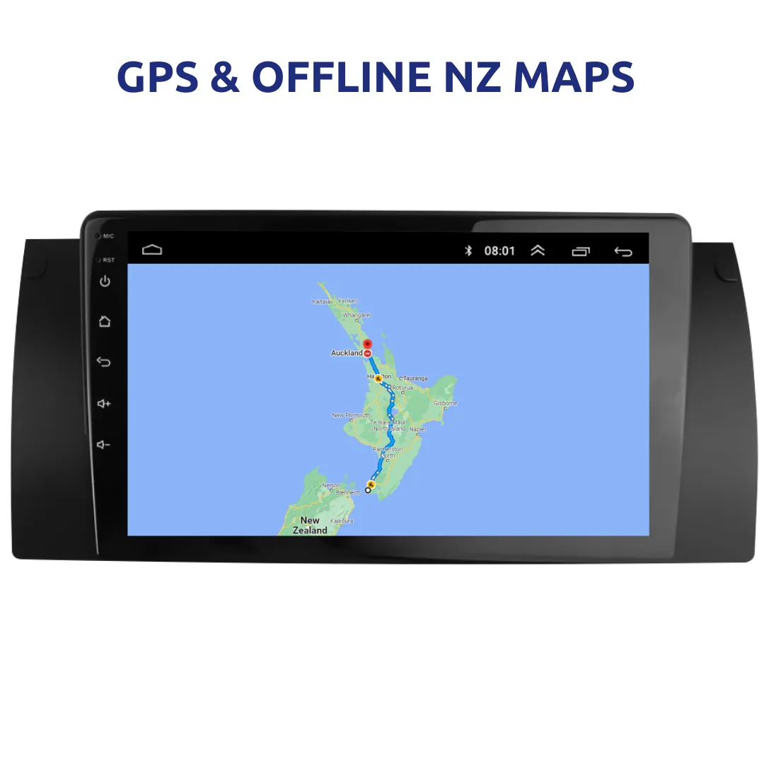 Daiko Ultra Car Stereo Wireless Carplay Android Auto For BMW X5 E53 1999-2006