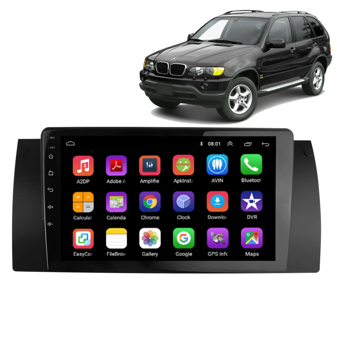 Daiko Ultra Car Stereo Wireless Carplay Android Auto For BMW X5 E53 1999-2006