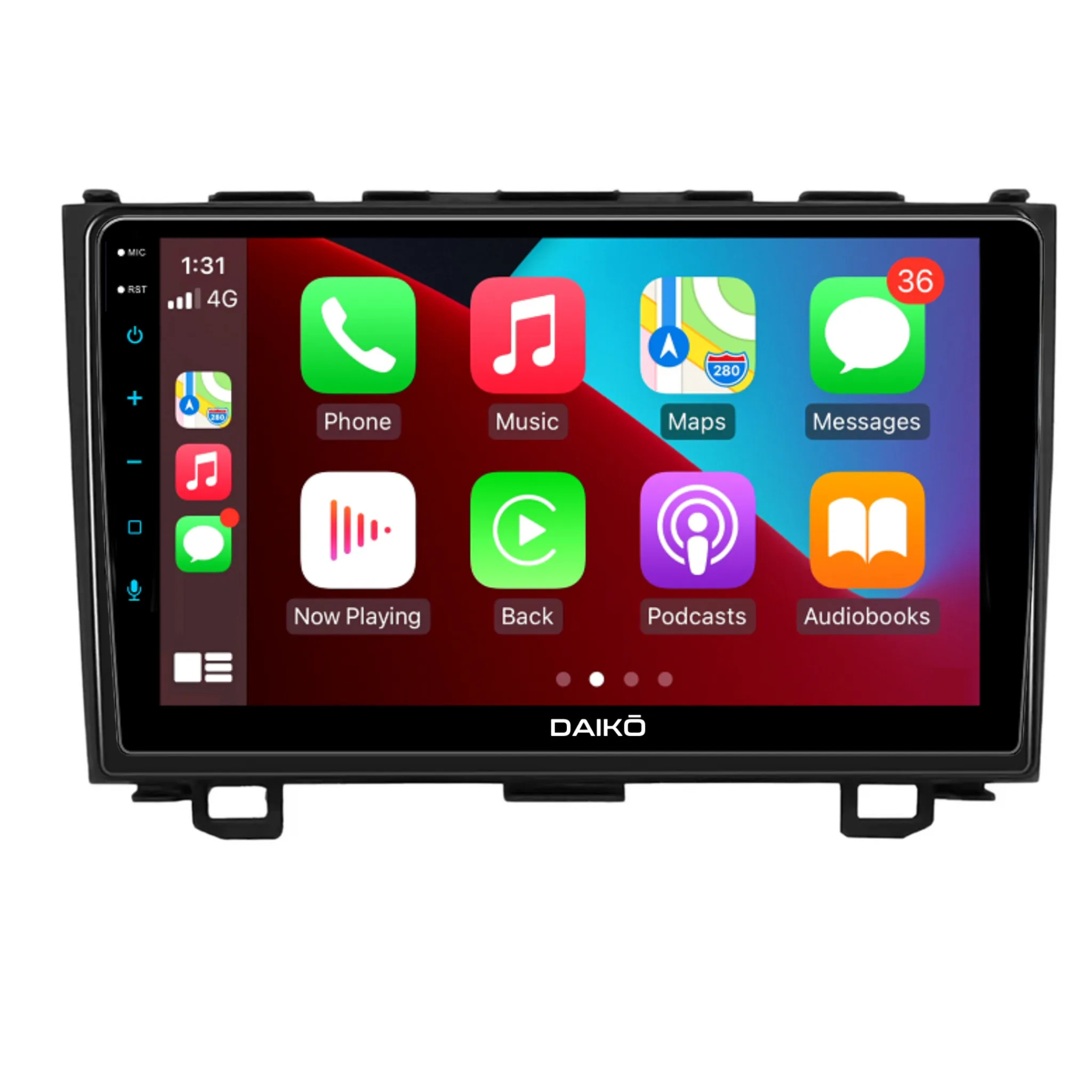 Daiko Ultra Car Stereo Wireless Carplay Android Auto For Honda CRV 2006-2012