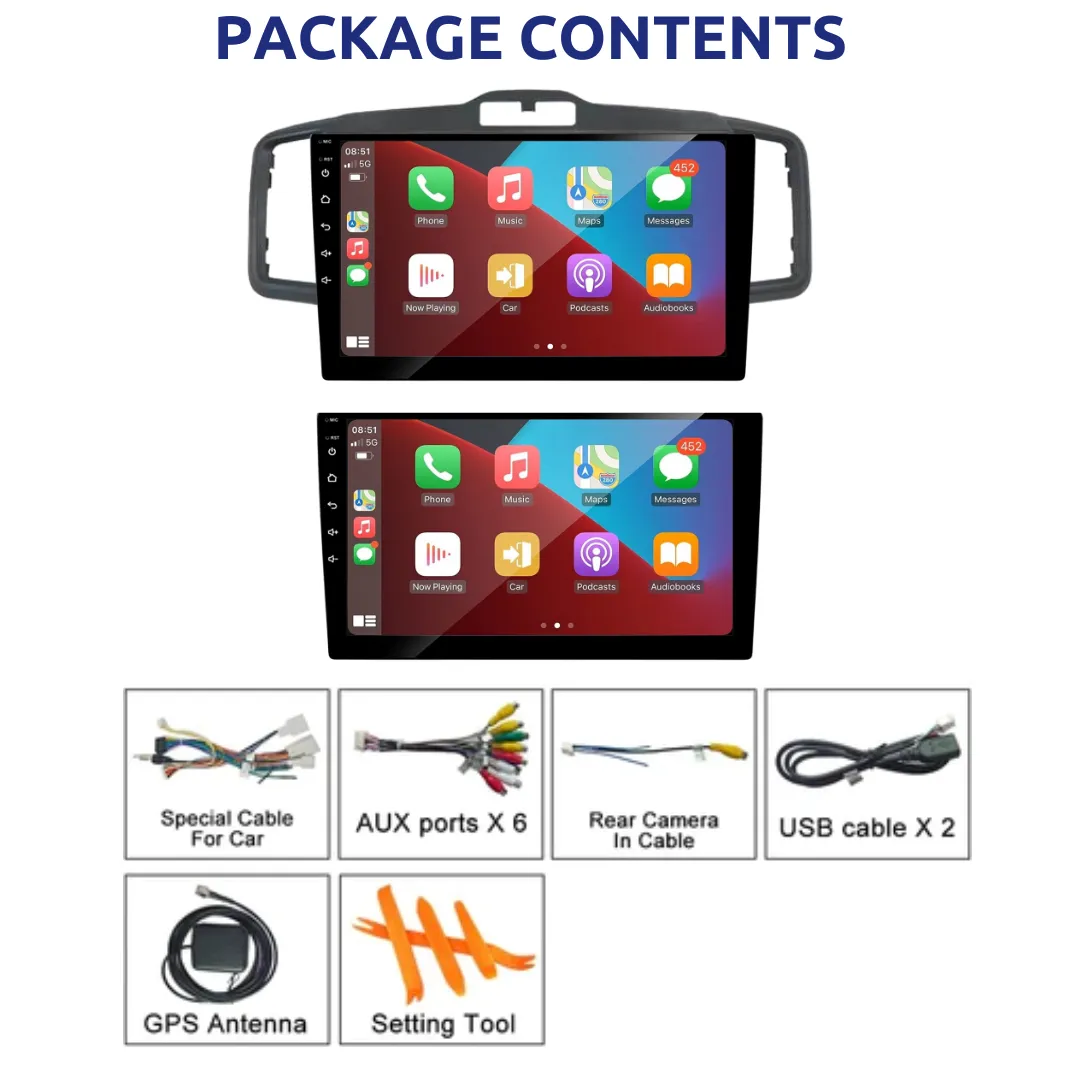 Daiko Ultra Car Stereo Wireless Carplay Android Auto For Honda Freed 2008-2015