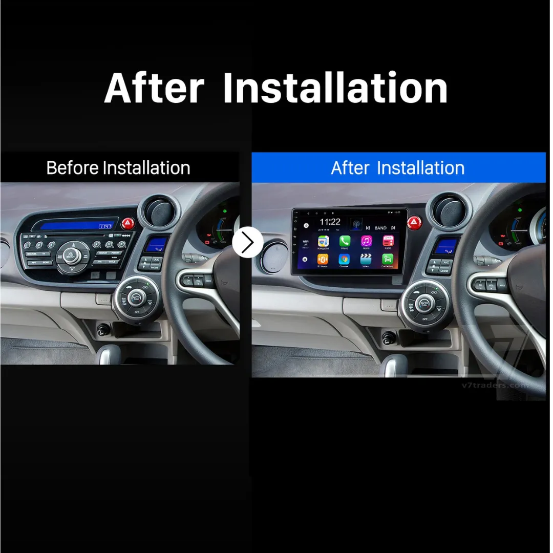 Daiko Ultra Car Stereo Wireless Carplay Android Auto For Honda Insight 2009-2014
