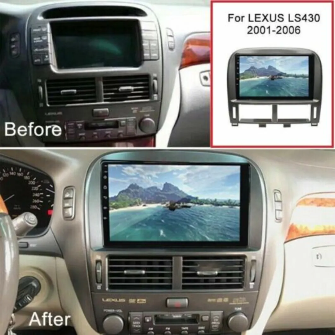 Daiko Ultra Car Stereo Wireless Carplay Android Auto For Lexus LS430 2001-2006