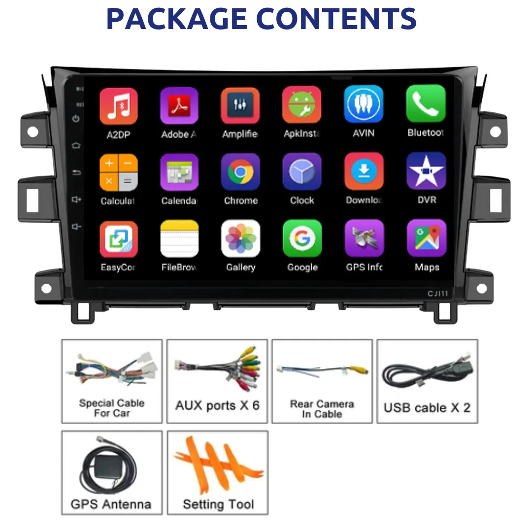 Daiko Ultra Car Stereo Wireless Carplay Android Auto For Nissan Navara 2015-2023
