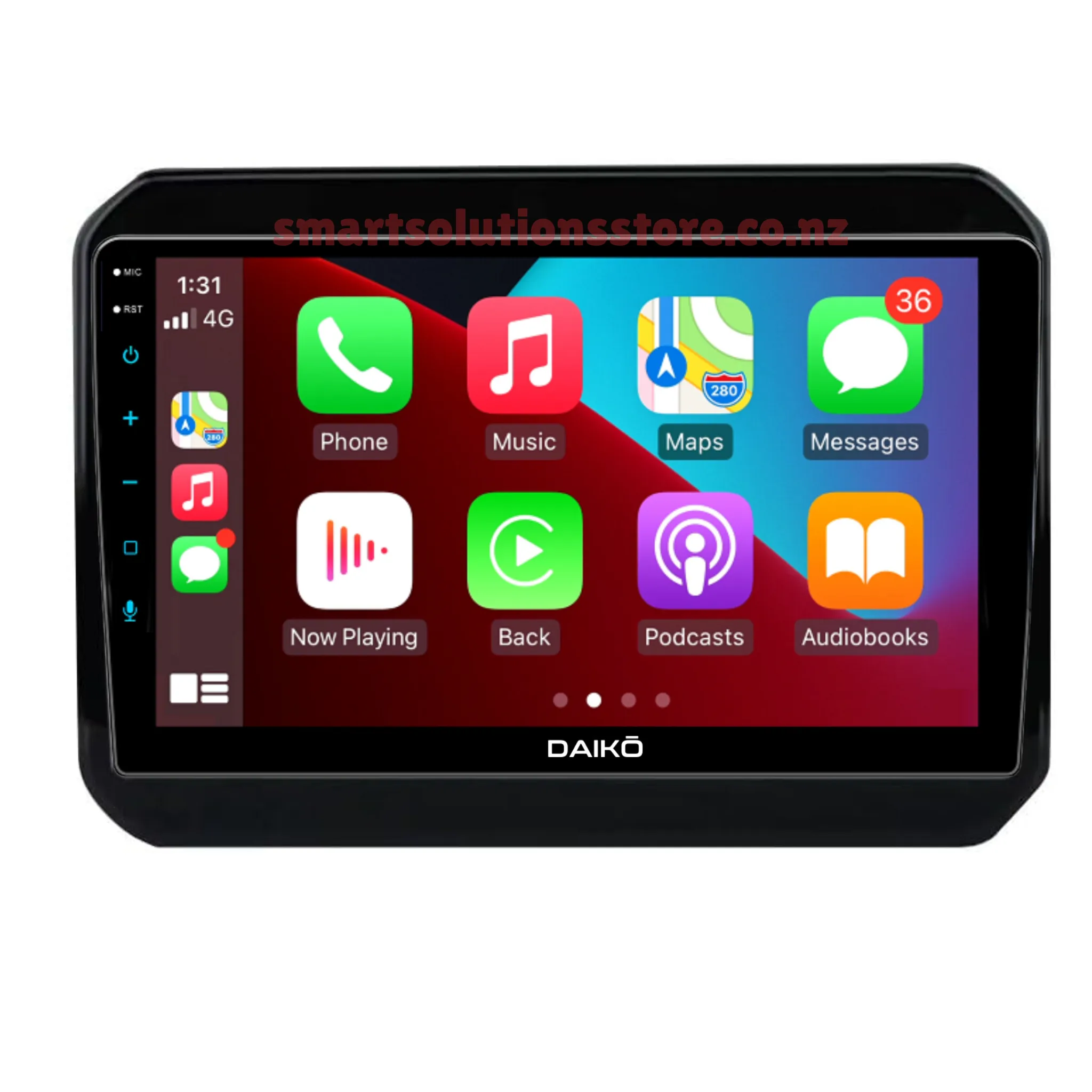 Daiko Ultra Car Stereo Wireless Carplay Android Auto For Suzuki Ignis 2016 