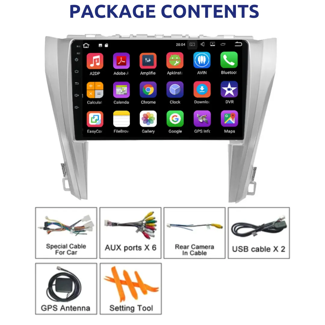 Daiko Ultra Car Stereo Wireless Carplay Android Auto For Toyota Camry 2014-2017