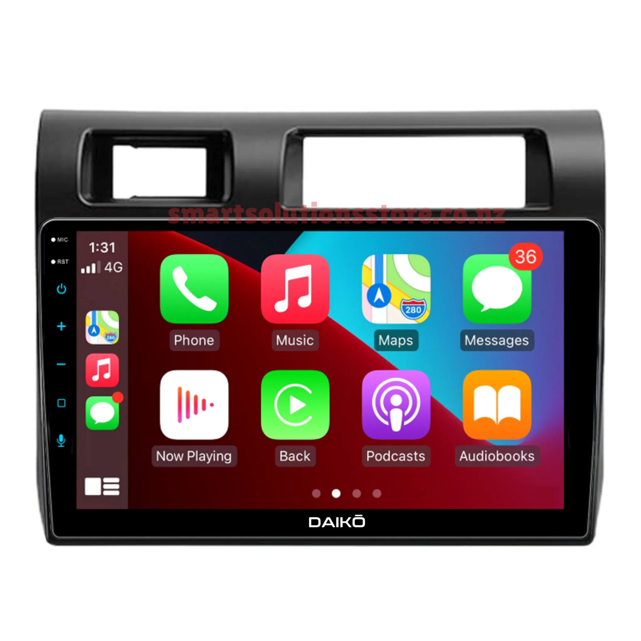 Daiko Ultra Car Stereo Wireless Carplay Android Auto For Toyota Land Cruiser LC70 2011 