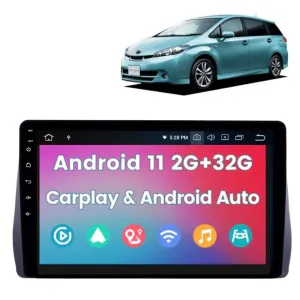 Daiko Ultra Car Stereo Wireless Carplay Android Auto For Toyota Wish 2009-2017