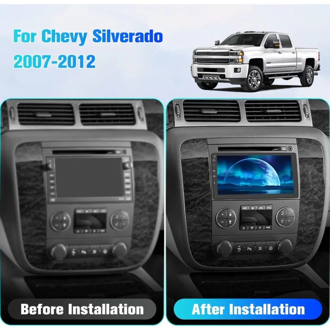 Daiko X Car Stereo Carplay Android Auto For Chevrolet Silverado 2007-2014