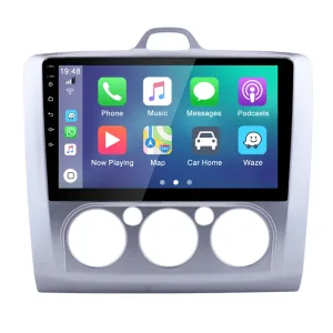 Daiko X Car Stereo Carplay Android Auto For Ford Focus 2004-2012 Manual AC