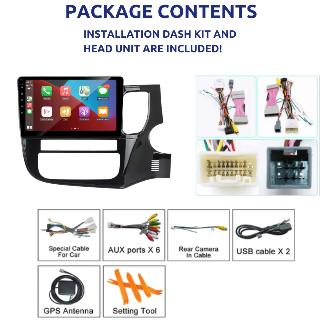 Daiko X Car Stereo Carplay Android Auto For Mitsubishi Outlander 2014-2021