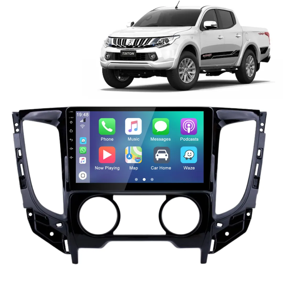 Daiko X Car Stereo Carplay Android Auto For Mitsubishi Triton 2015-20 Manual AC