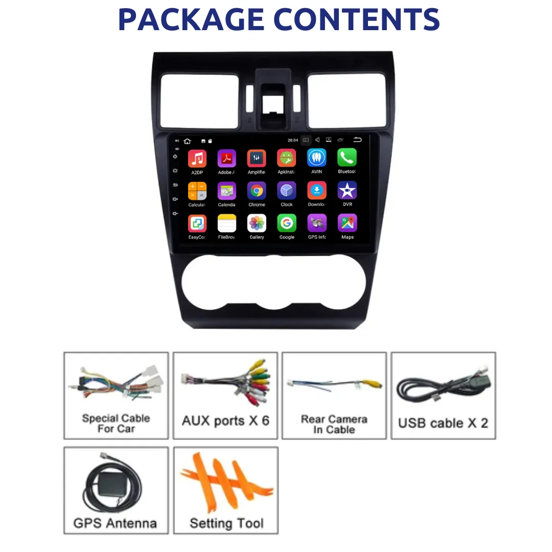 Daiko X Car Stereo Carplay Android Auto For Subaru Forester Impreza XV '13-18