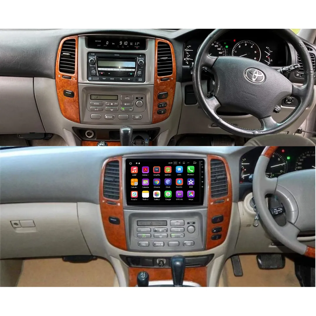 Daiko X Car Stereo Carplay Android Auto For Toyota Land Cruiser 100 2003-2008