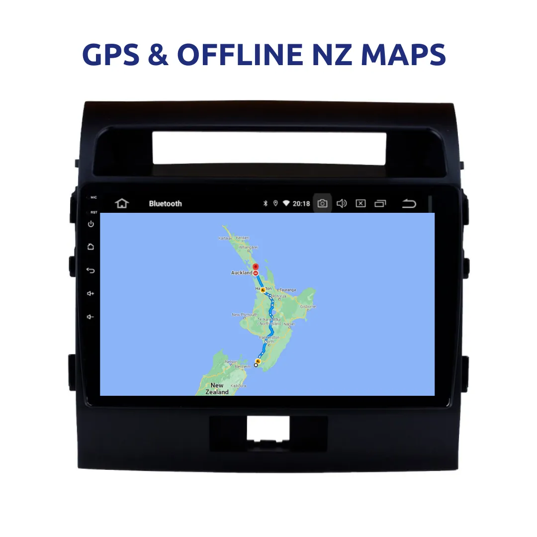Daiko X Car Stereo Carplay Android Auto For Toyota Land Cruiser 2007-2015