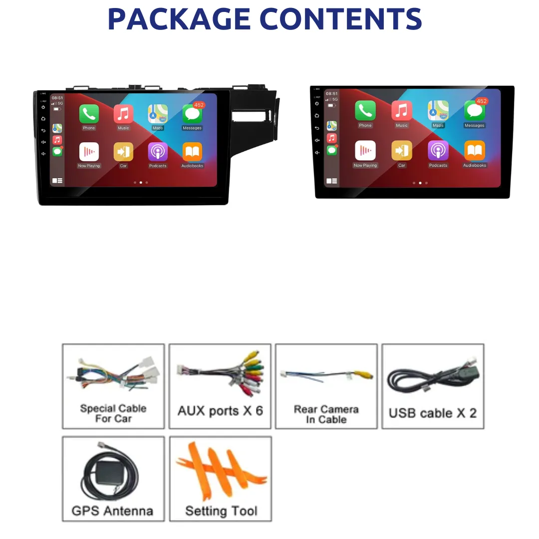 Daiko X Car Stereo Wireless Carplay Android Auto For Honda Fit Jazz 2013-2020